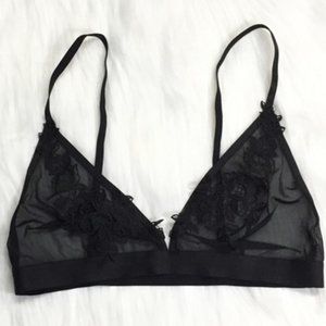 URBAN OUTFITTERS out from under applique bralette